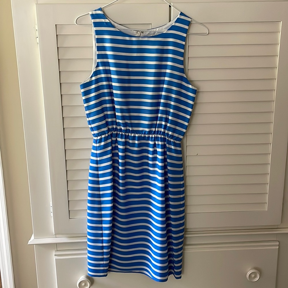 EUC J. Crew Factory Striped Shift Dress, Size 0